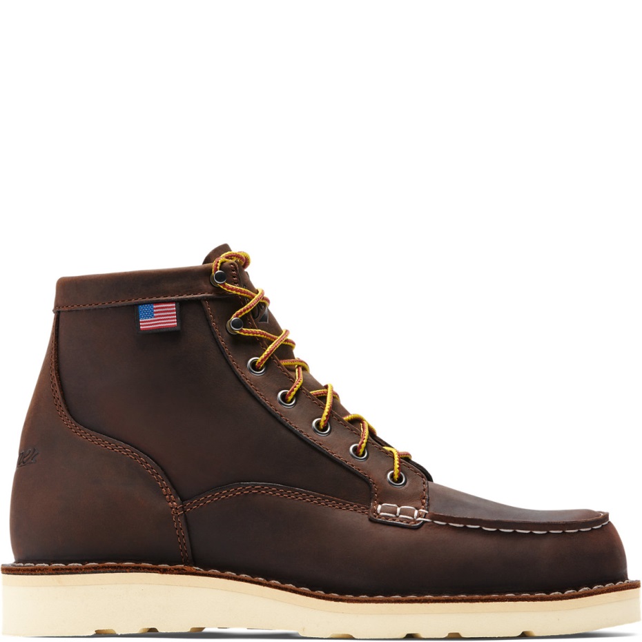 Danner Bull Run Moc Toe 6 Kahverengi çelik Burunlu