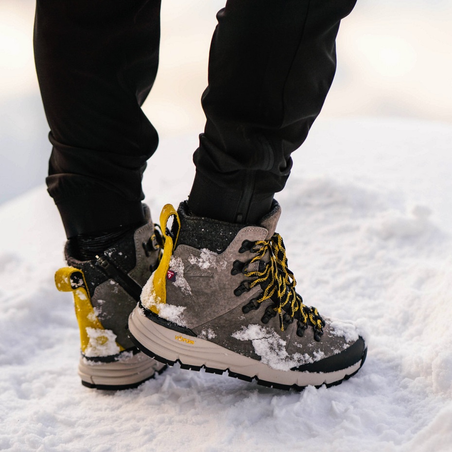 Kadın Arctic 600 Yandan Fermuarlı 7 Dalgaların Karaya Attığı Odun/sarı 200g Danner