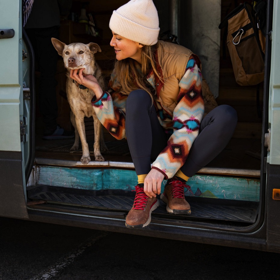 Kadın Trail 2650 Mid GTX Kahverengi/Kırmızı Danner