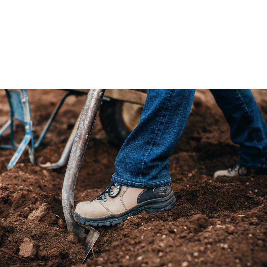 Kadınların Kısır Kahverengi Kompozit Parmak Danner